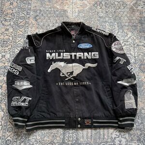 Vintage 00s JH Designs Ford Mustang Racing Jacket